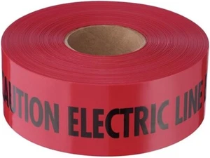 Empire 22-126 Electric Line Buried Below Red tape Non-Detectable 3" 1000' - Picture 1 of 5