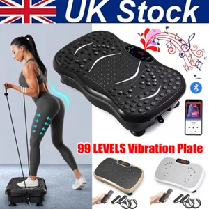 Vibration Plate Exercise Machine Home Workout Equipment & Body Shaper Massager - Picture 1 of 43
