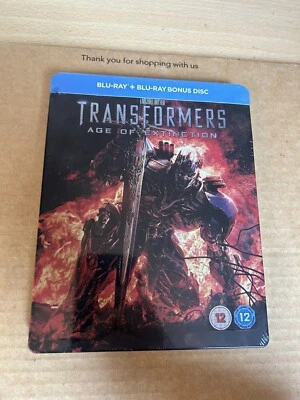 TRANSFORMERS - AGE OF EXTINCTION UK Reg Free BLU-RAY SteelBook NEW & SEALED - Image 1 of 4