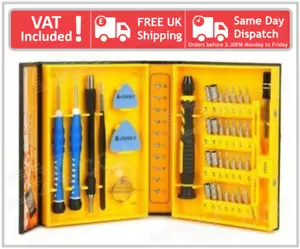 38 in 1 Screwdriver Repair Tool Set Kit PC Computer Laptop iMac MacBook Phone - Picture 1 of 3