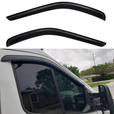For 2015-2025 Ford Transit Window Visors Rain Guards Vent Shade Wind Deflectors  Foto 1 de 4