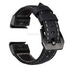 For Garmin Fenix 7 7X Solar 6 6X Pro 5 5X 3Hr Quick Fit Leather Watch Band Strap