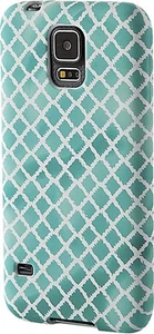 New Samsung Galaxy S5 Dynex Cell Phone Case - DX-MGS53DW - Green / White - Picture 1 of 6