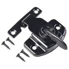 Black Smoker Door Latch for Universal Fit Self Drilling Screws Provided