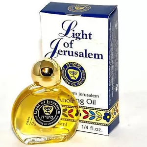 Holy Anointing Oil Light Of Jerusalem Bottle 7.5 ml/0.25 fl.oz. from Israel - Picture 1 of 3