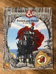 Dungeons & Dragons: Schwert und Schild (1992) von John Terra - seltenes TSR Zubehör - Bild 1 von 4
