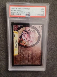 Harry Potter 2002 TCG River Troll Foil Diagon Alley PSA 7 - Picture 1 of 2