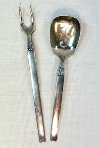 Comunidad Plateado Patrón Crepúsculo por Oneida CUCHARA TUERCA Y TENEDOR DE PEPINILLO (SWT) - Imagen 1 de 5