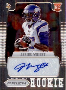 2012 Panini Prizm Autographs #215 Jarius Wright/299