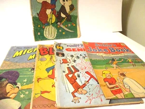 Set of 5 10 cent & 12 cent Vintage Comic Books - Picture 1 of 17