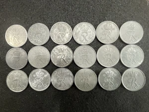 DÄNEMARK ZINK 5 ERZ LOT 1941,43,44,45,50,51,52,53,55,56,57,58,59,60,61,6,63,64 - Bild 1 von 2