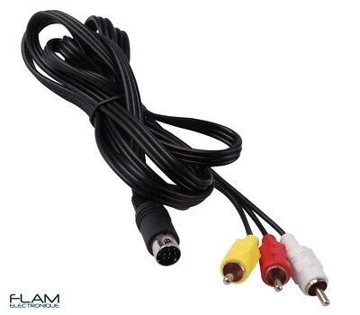 Cable video RCA pour Sega Mega Drive 2 (PAL)High quality Megadrive 2 video cable