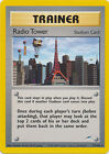 Radio Tower Trainer Rare Pokemon Card Neo Destiny 95/105