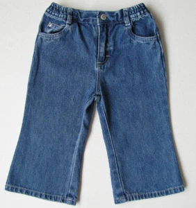Children’s Place Medium Wash Flare Denim Jeans Snap Button girls 18 months m mos - Picture 1 of 3