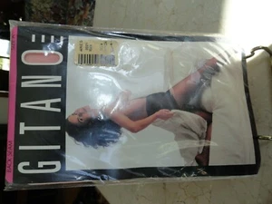 New Vintage 80's Gitano USA Peach Back Seam Pantyhose - SZ A - Picture 1 of 5