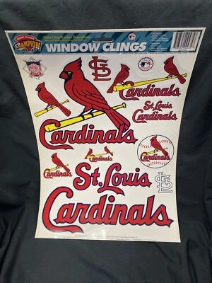 VTG Color Clings Champion Series St. Louis Cardinals Window Clings - Image 1 of 4
