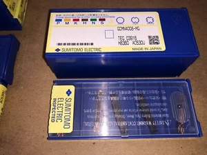 SUMITOMO CARBIDE INSERTS QTY 5 GCMN4008-MG AC530U - Picture 1 of 1