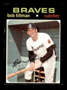 1971 Topps #244 Bob Tillman EX/EX+ Braves 529912