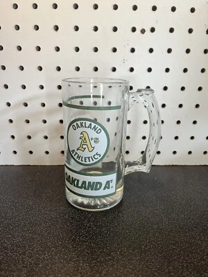 Oakland A’s 1991 vintage 12 oz. Taza de cerveza mango fondo ponderado Foto 1 de 4