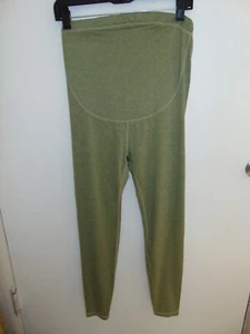 Womens Small Green Maternity Leggings Adjustable Pregnancy Compression Pants - Picture 1 of 4