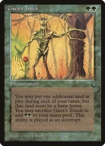 DAMAGED MTG Magic the Gathering Gaea's Touch | The Dark (DRK) DAMAGED - Picture 1 of 1