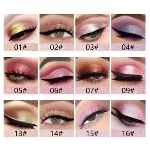 Ombretto Singolo Diamante Super Glitter Evidenziatore Lucido Glassy Shimmer Ombretto - Foto 1 di 19