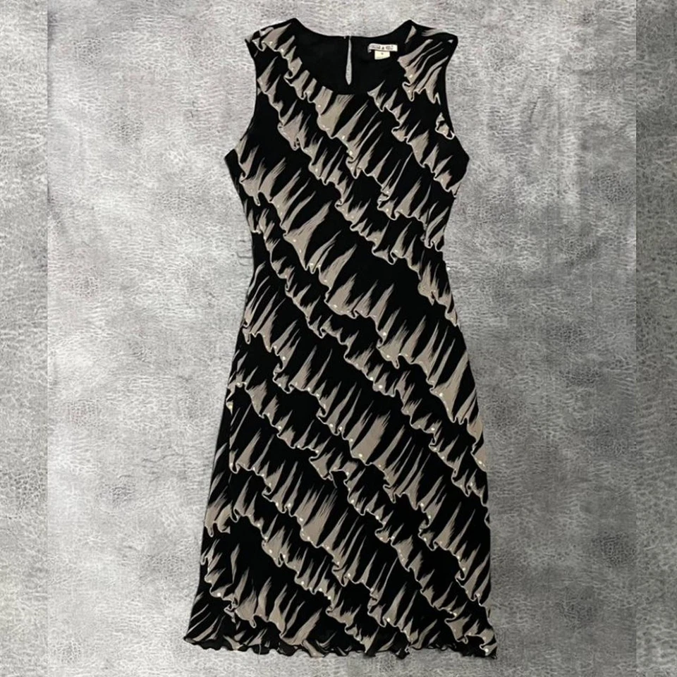 Maxi vestido vintage de seda chelsea y violeta Foto 1 de 4