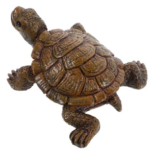 Adorno Figuras Falsas Simulación Estatuilla Mini Tortugas Realistas - Imagen 1 de 12