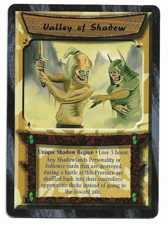 L5R: *VALLEY OF SHADOW* - Anvil of Despair - Legend of the Five Rings CCG - Image 1 of 1