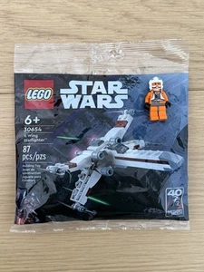 NUEVO - LEGO Star Wars X-Wing Starfighter 30654 Bolsa de Poliéster 2023 + Minifigura de Piloto - Imagen 1 de 4