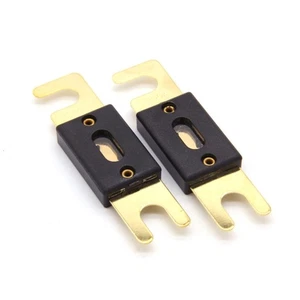 2pcs Fuse Inline Fuse Gold Plated for Car Audio Video System (125A) - Picture 1 of 12