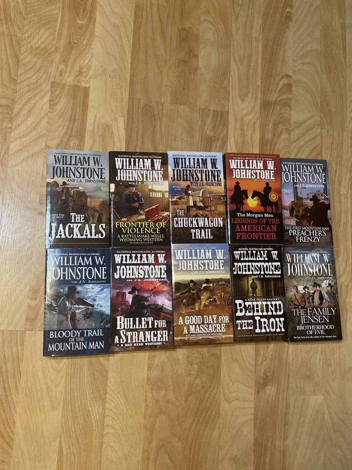 Lot of 10 William W. Johnstone ; Western Paperbacks Westerns Books Novel - Image 1 of 1