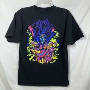 aLab Purple Magic Wizard Magic Mushroom Doble Cara Mediana Camiseta Trippy M Tee - Imagen 1 de 7
