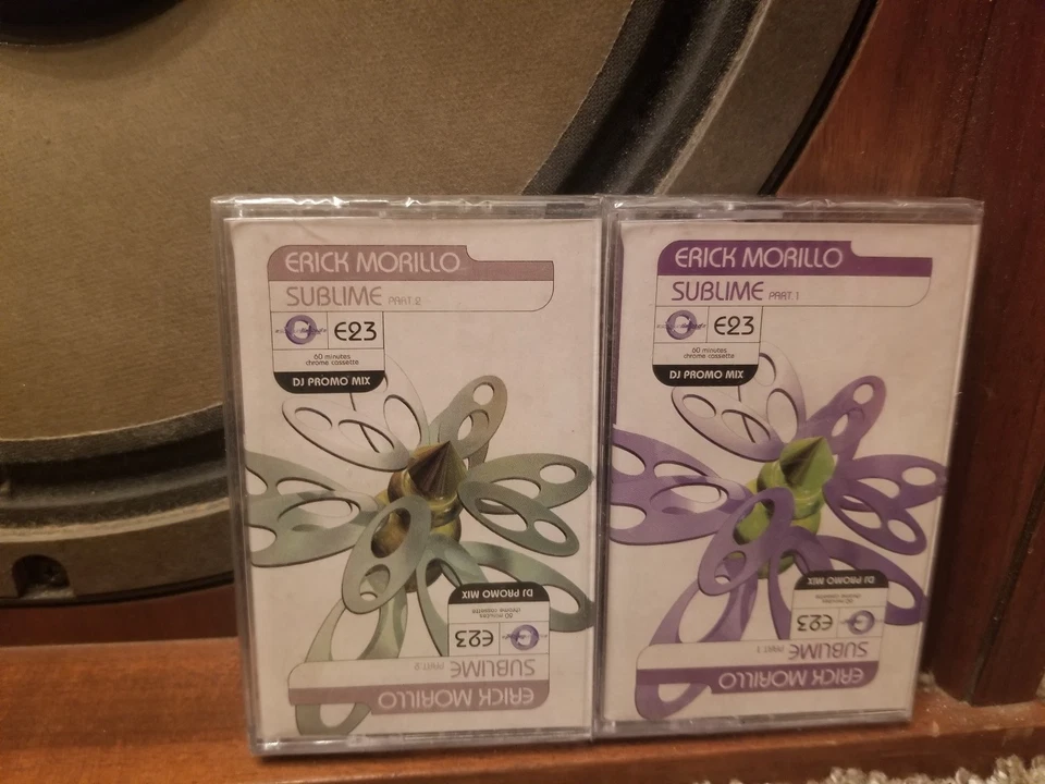 Set of 2 DJ Erick Morillo Sublime Part 1 & 2 E23 House Promo Mix Cassette Tape - Image 1 of 2