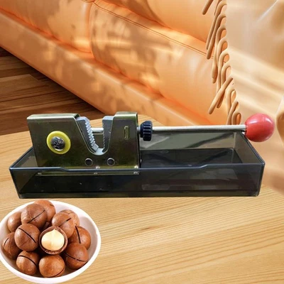 Macadamia Opener Heavy Duty Walnut Cracking Tool Nutcracker for Walnut Hazelnut, - Image 1 of 4