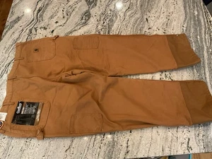 NUEVO CON ETIQUETAS Carhartt Cintura Mono Sherpa Forrado Pantalones Trabajo B157 Peto 46 X 32 Estados Unidos - Imagen 1 de 11
