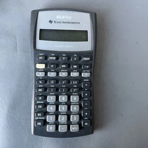 Texas Instruments BA II PLUS Financial Handheld, ohne Abdeckung - Bild 1 von 3