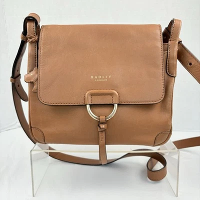 Bolso Bandolera Pequeño de Cuero Marrón Radley London Lambeth Cierre Magnético Foto 1 de 4