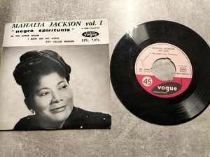 Mahalia Jackson: Negro Spirituals / Single Vogue France / Oldie - Spiritual - Bild 1 von 2