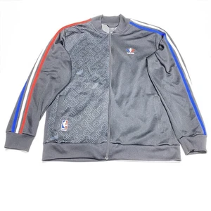 Adidas NBA Official Logo Zippered Jacket Front/Back Graphics Official Licensed - Picture 1 of 5