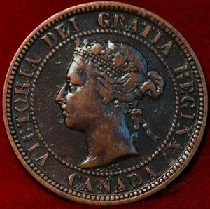 1886 Canada One Cent Foreign Coin - Picture 1 of 2