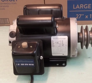 SMITH + JONES 2HP 1800 RPM Continuous Duty Electric Motor D145T2S4C 115V/ 230V - Picture 1 of 5