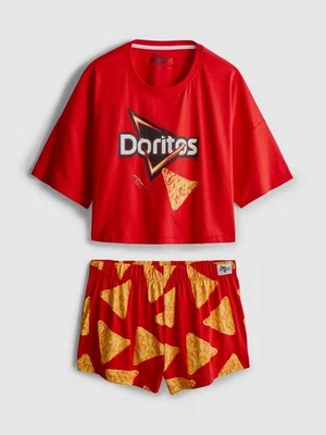 Doritos Shorts and T-Shirt Pyjamas new with tag cotton Primark