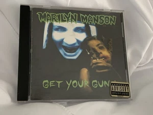 Marilyn Manson Get Your Gunn CD 1994  Parental Advisory Sticker - Foto 1 di 8