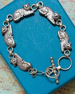 "Brazalete Navajo Glen Sandoval CAT 925 20 g ~ se ajusta 6,75-7,75""" - Imagen 1 de 3