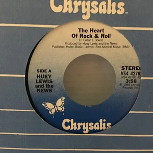 Huey Lewis And The News The Heart Of Rock And Roll - Workin For Livin 45 RPM - Picture 1 of 2
