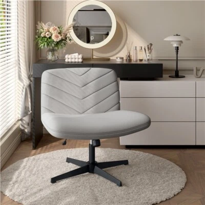 Широкий крест стул удобный без подлокотников поворотный стол стул для дома офиса спальни - Изображение 1 из 4