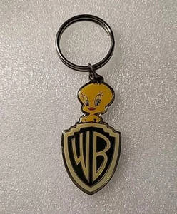 Portachiavi Vintage Smaltato Tweety Bird Warner Bros Bros Bros - Foto 1 di 4