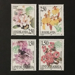 Yugoslavia 1997 conjunto completo montado **flores - Imagen 1 de 1
