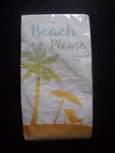 20 Stück 2-lagig Papier Gästetücher Servietten Strand bitte Motiv kreativ umwandeln - Bild 1 von 1